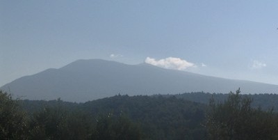 Vue du Mont Ventoux depuis mon atelier